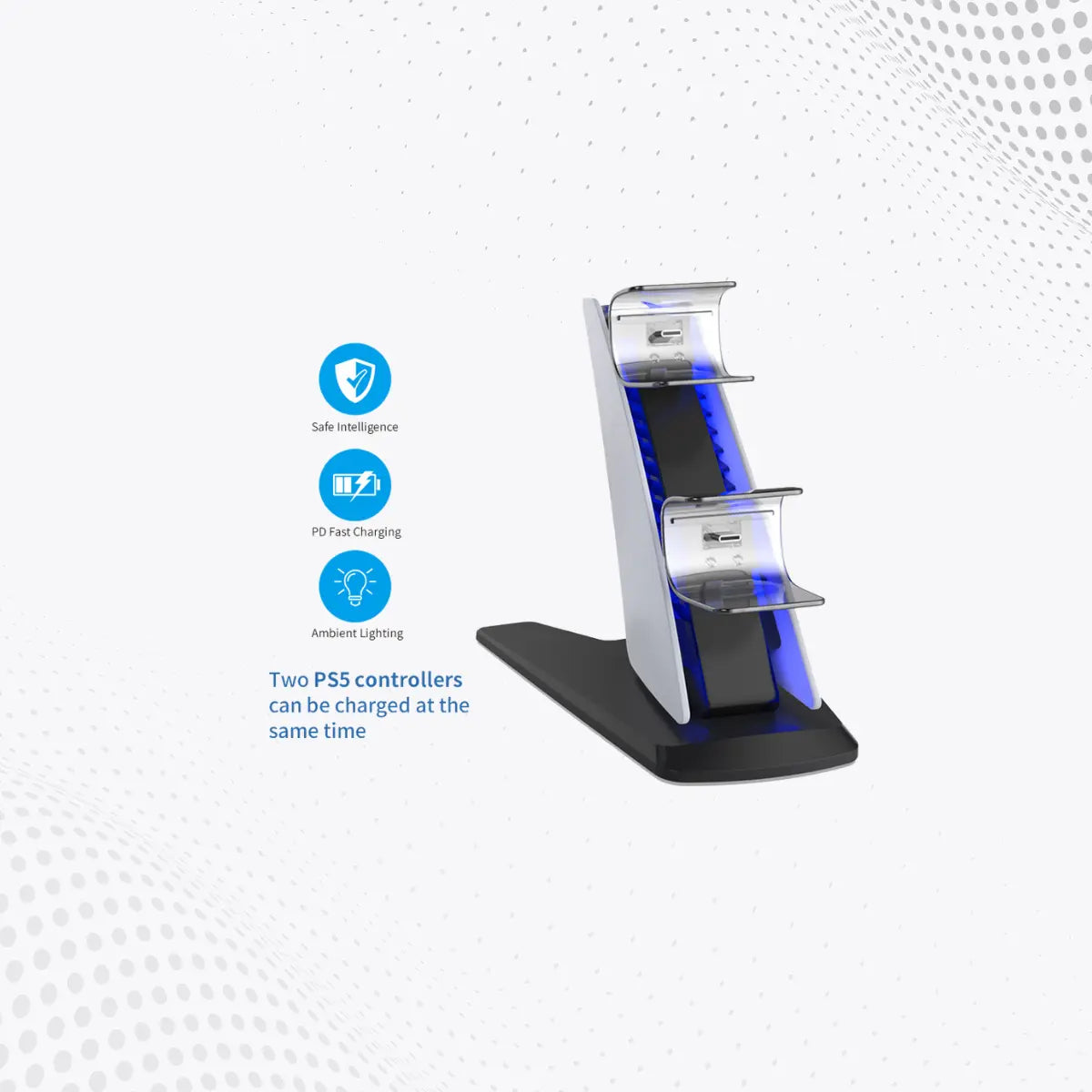 DOBE PS5 Controller Dual Charging Dock – TP5-0585S Mega Games