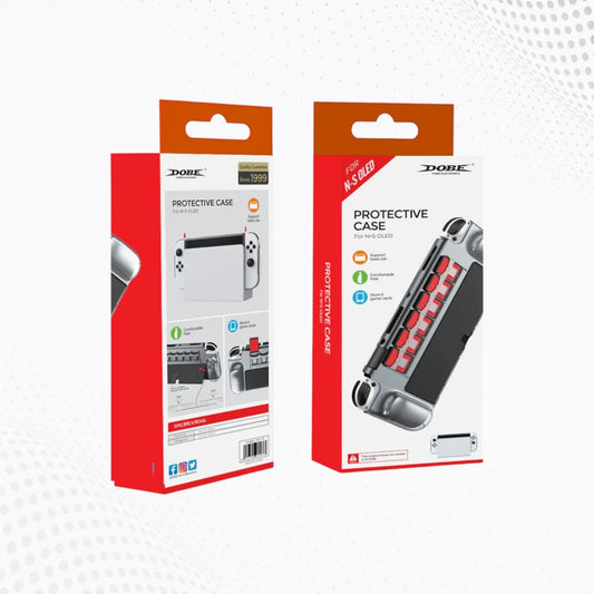 DOBE Switch OLED Transparent Protective Case – TNS-1190 Mega Games