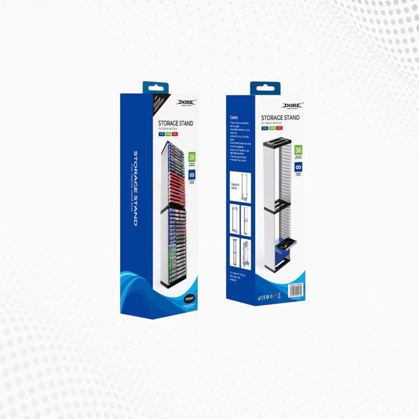 Dobe Game Storage Stand TY-2847 – Holds 23 Games | Organize Your Collection Mega Games