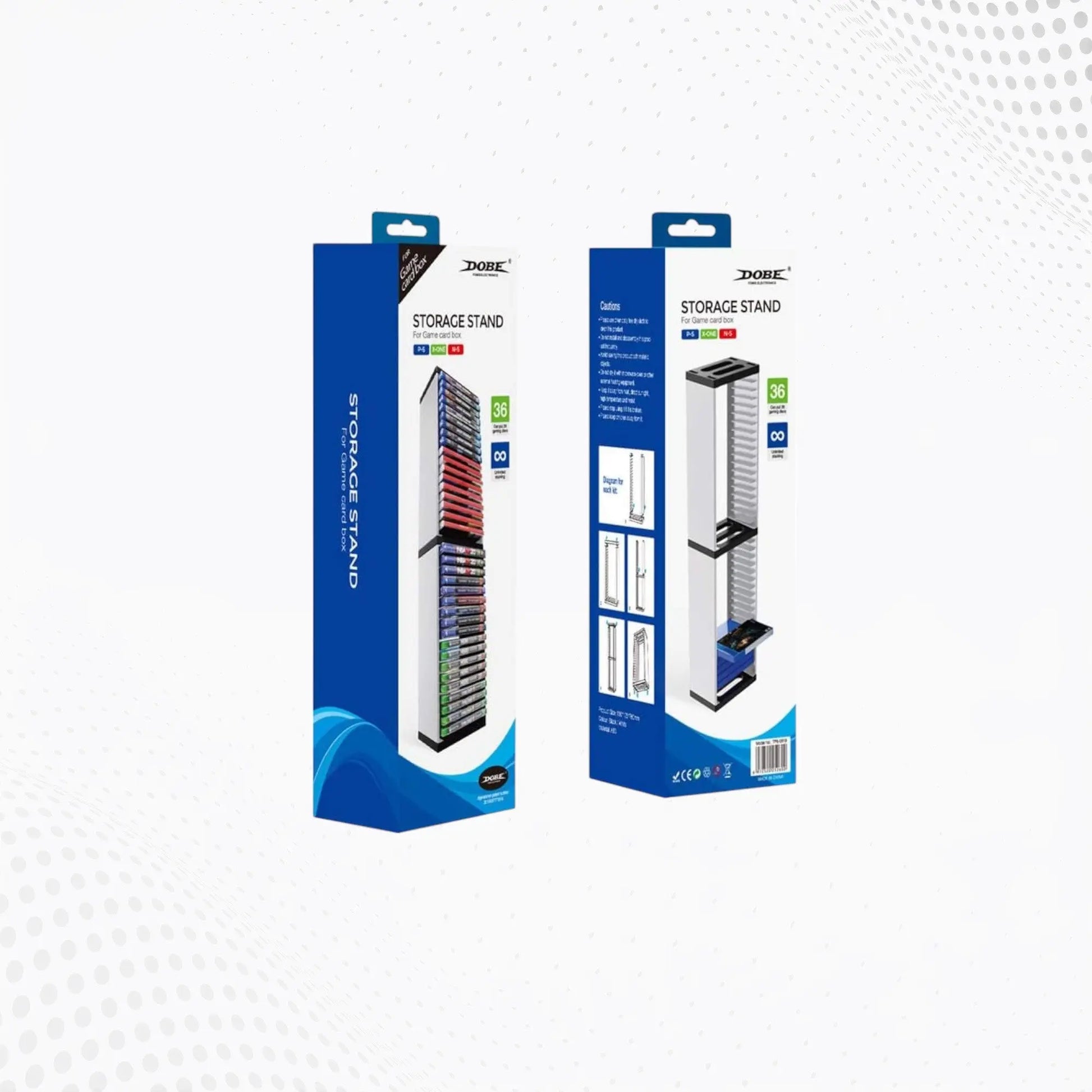 Dobe Game Storage Stand TY-2847 – Holds 23 Games | Organize Your Collection Mega Games