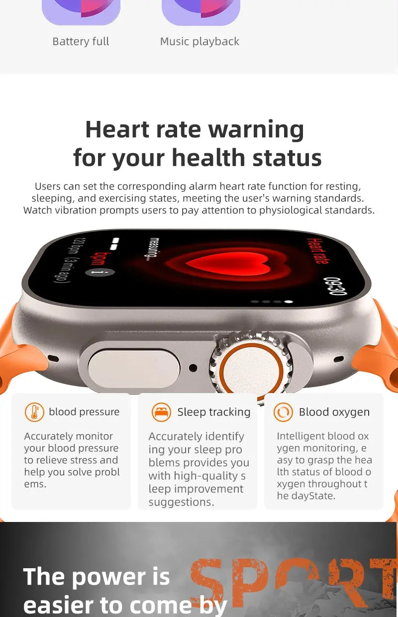 HW69 Ultra 2 Smart Watch Mega Games