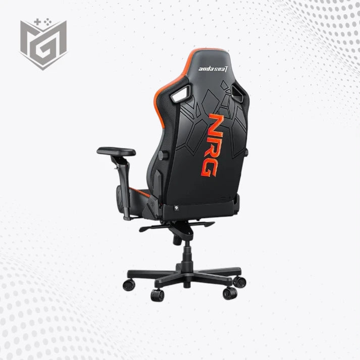 AndaSeat Kaiser 4 NRG Edition side view black red chair Mega Games