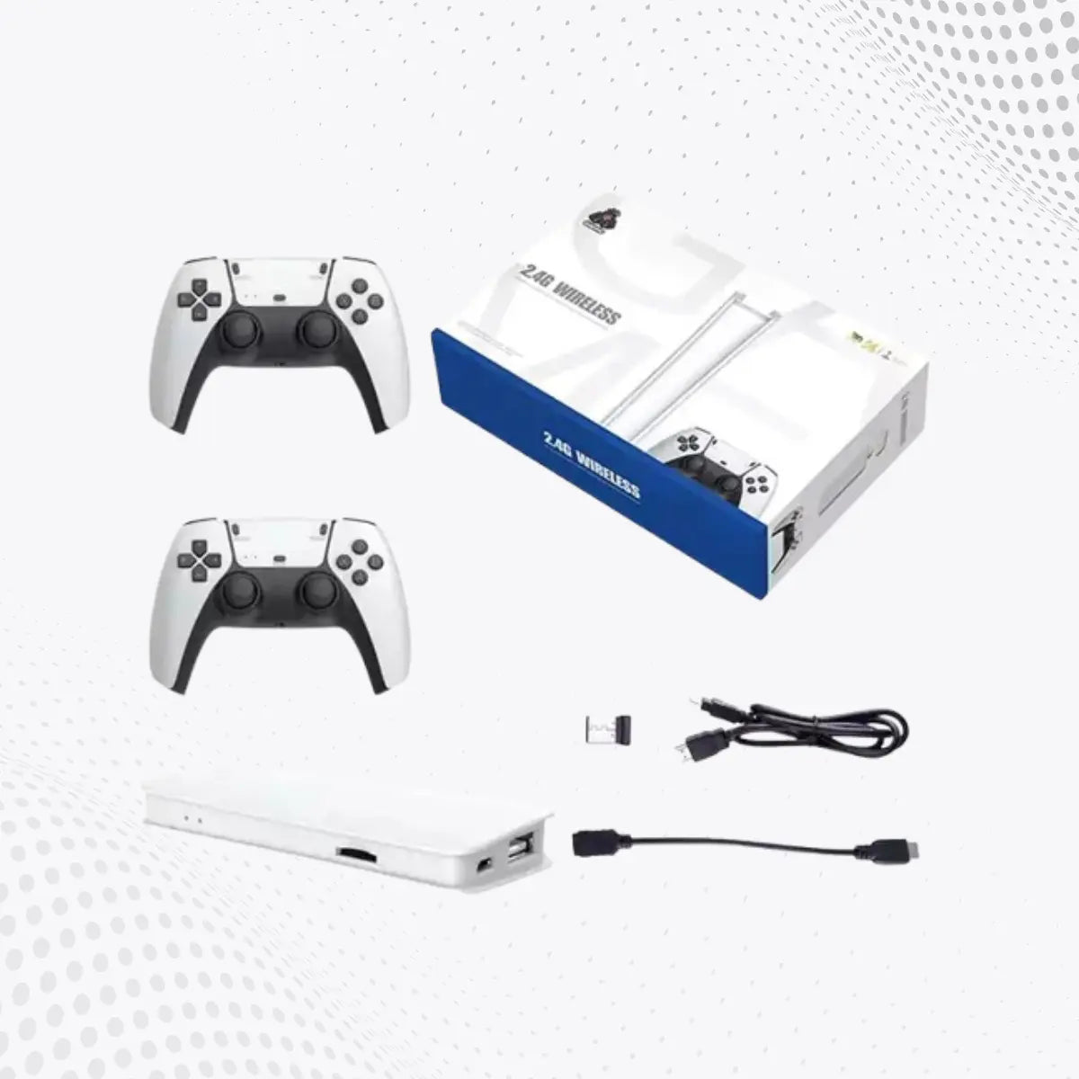 M15 Game Stick 4K Console 64GB with Dual Controllers Mega Games