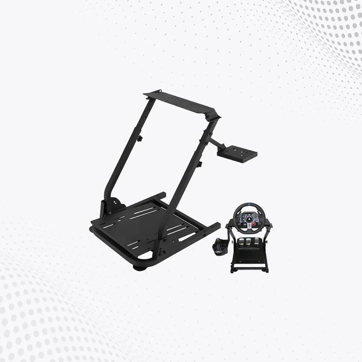 Racing Simulator Steering Wheel Stand Mega Games