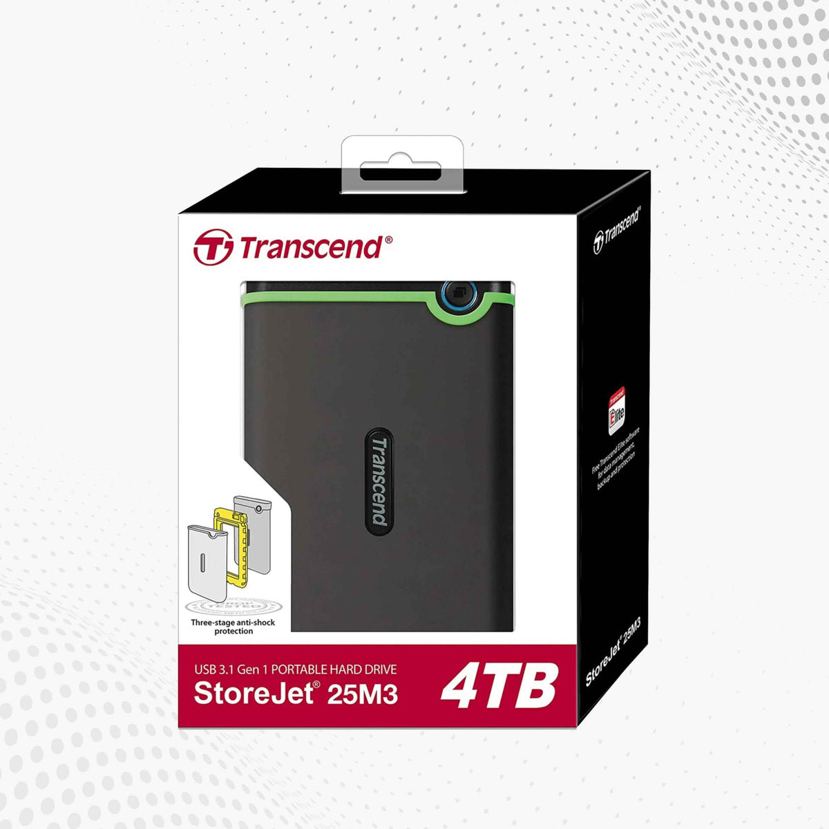 Transcend StoreJet 25M3 4TB External Hard Drive