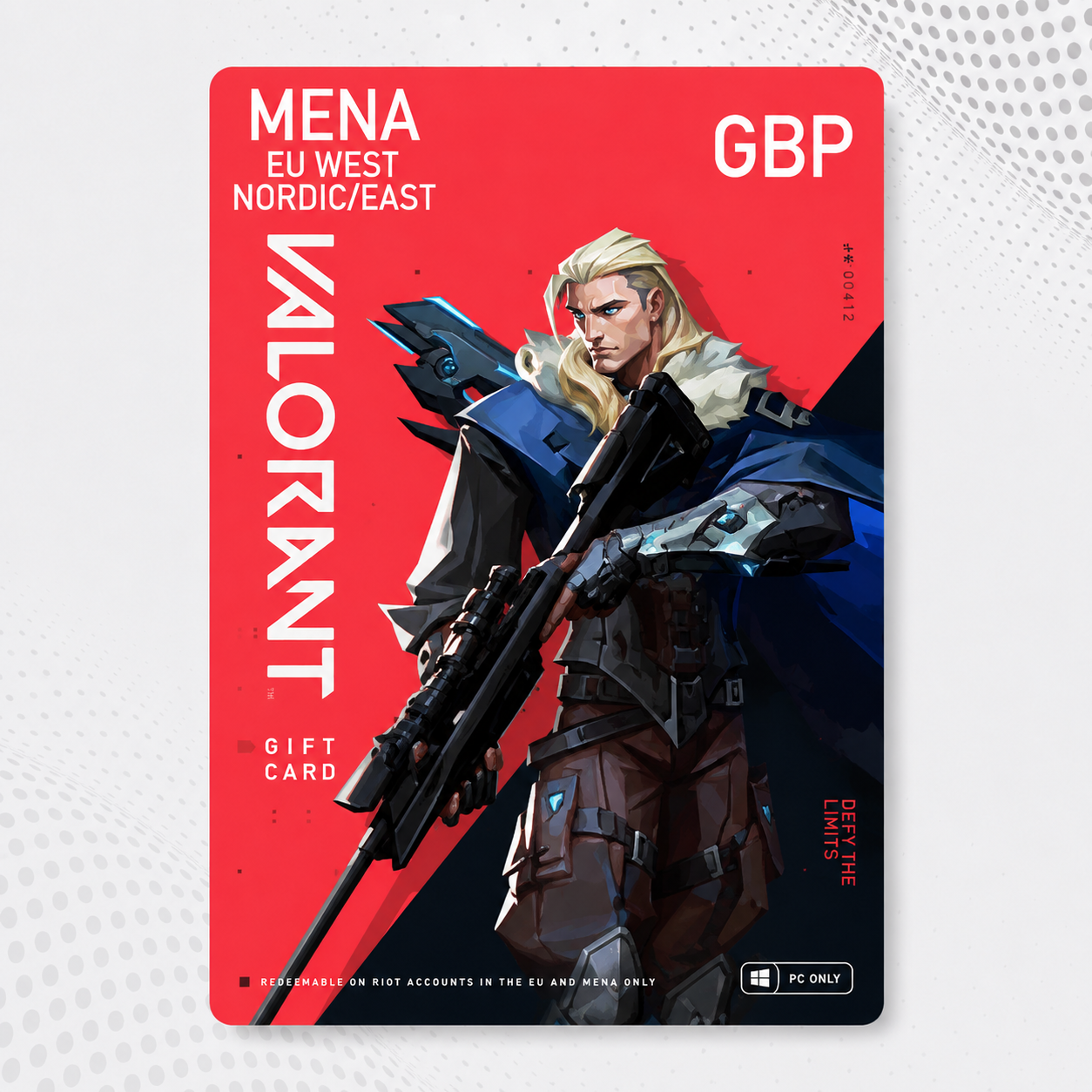 Valorant Gift Card GBP MENA Price in Pakistan