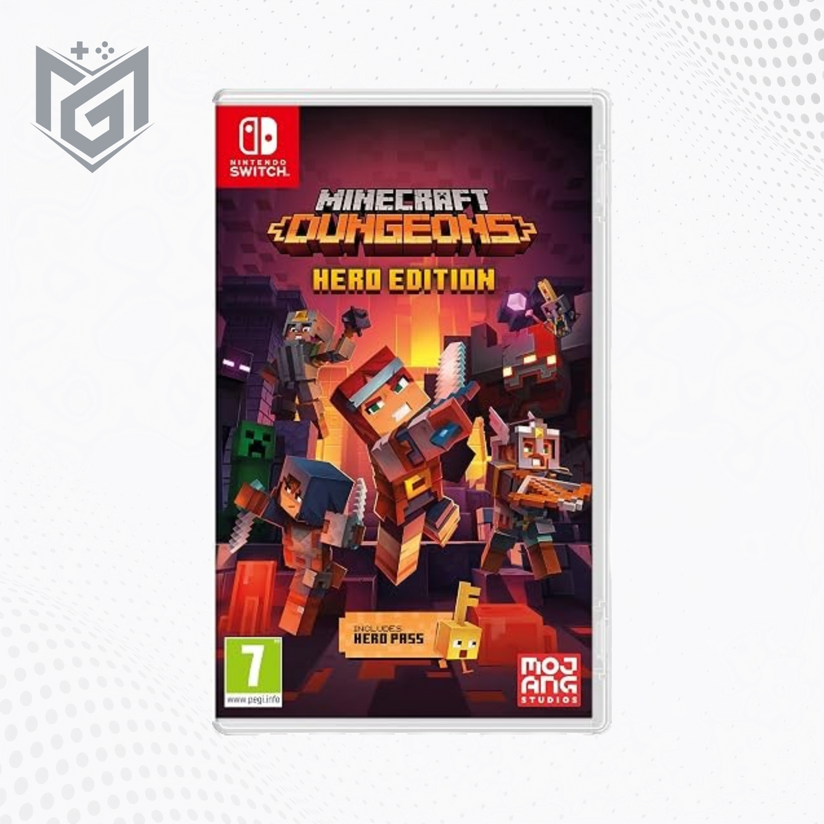 Minecraft Dungeons Hero Edition Switch game cover – Buy Minecraft Dungeons Hero Edition Switch in Pakistan