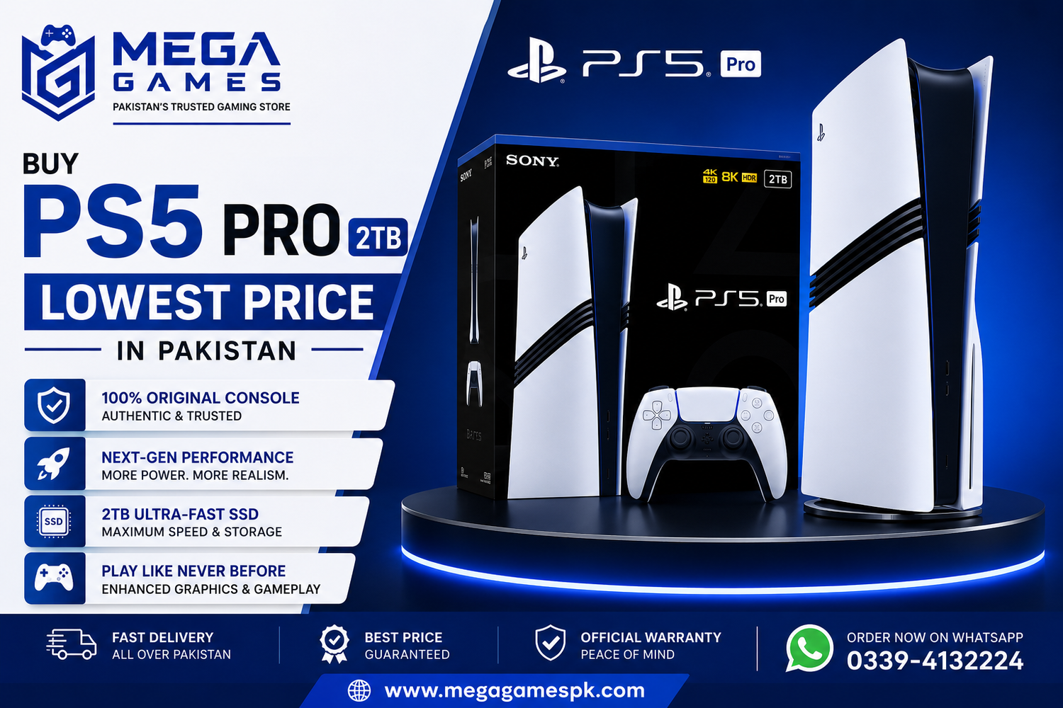 Buy PS5 Pro 2TB Lowest Price in Pakistan