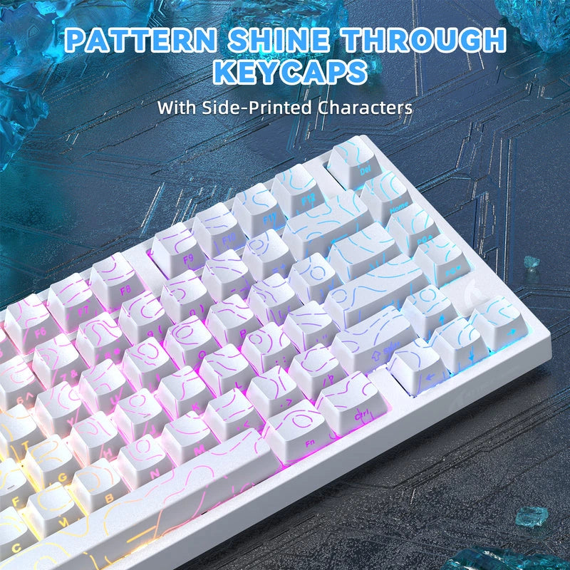 ATTACK SHARK R82 HE Rapid Trigger Gaming Keyboard White Price in Pakistan