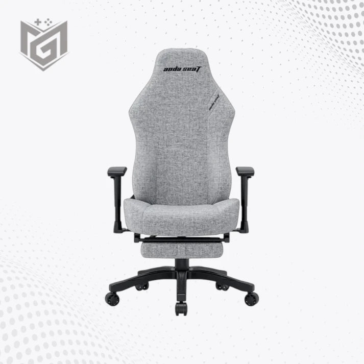 Sturdy base and caster wheels of the AndaSeat Luna Pro large gaming chair