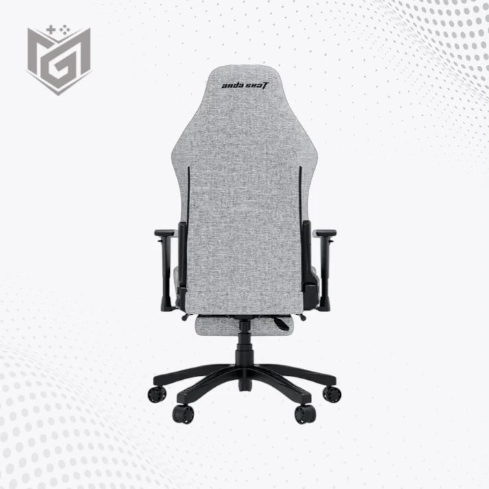 Back of the AndaSeat Luna Pro gray fabric gaming chair from Mega Games PK