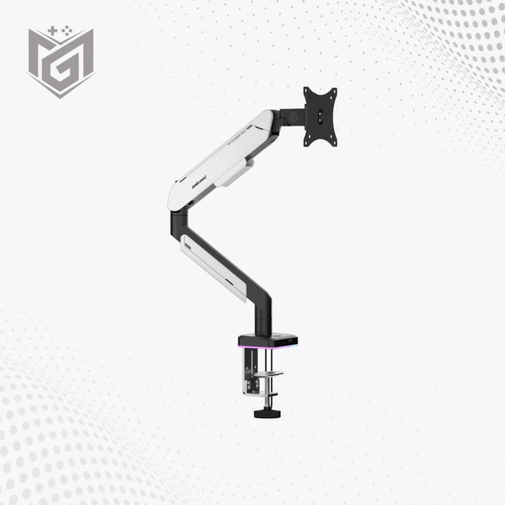 AndaSeat Stealth PRO II RGB A9X Single Monitor Arm Black White Price in Pakistan - Mega Games