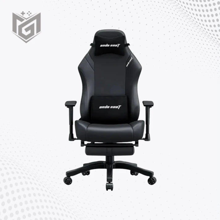 AndaSeat Luna Pro Large Gaming Chair Footrest Black PVC Leather Price in Pakistan - Mega Games