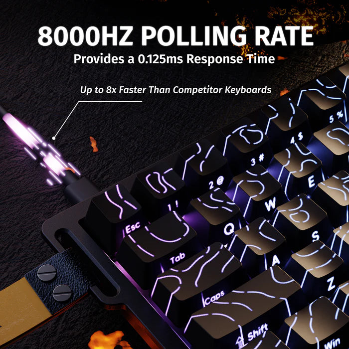 Attackshark X68 HE - Black Contour Gaming Keyboard Pakistan