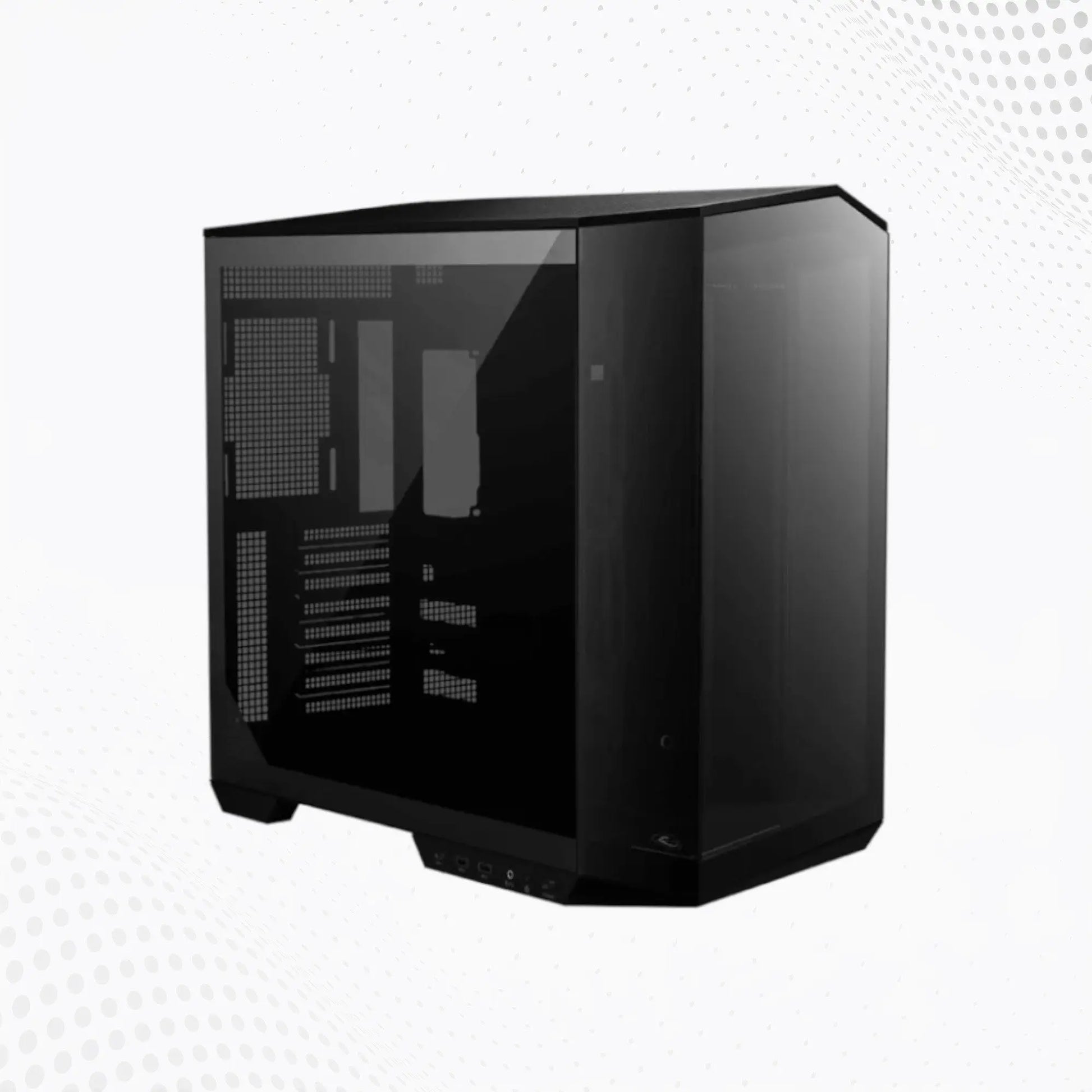 MSI MAG Pano 100L PZ Black Micro-ATX Gaming Case – Tempered Glass, Airflow Mega Games