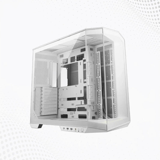 MSI MAG Pano 100L PZ White Micro-ATX Gaming Case – Tempered Glass, Airflow Mega Games