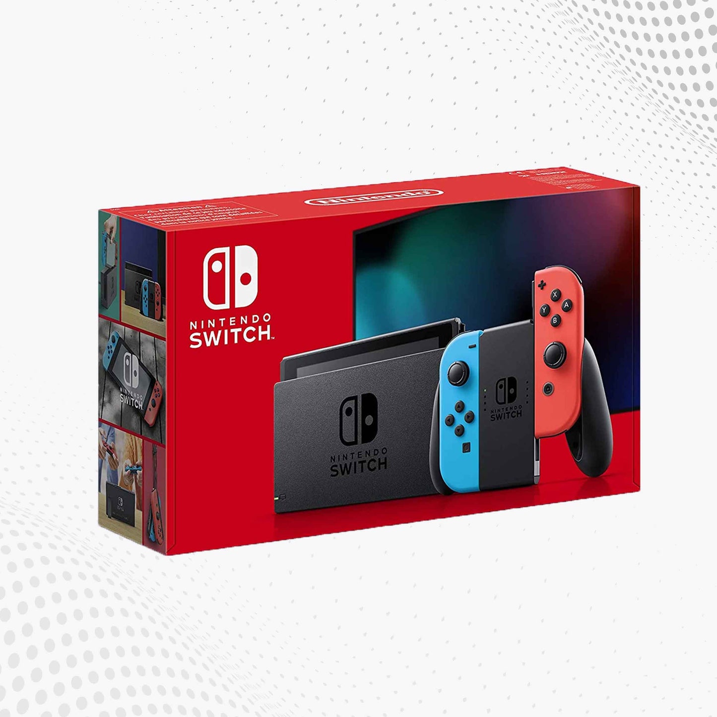 Nintendo Switch Blue And Red (Neon) Joy-Con With Extended Battery