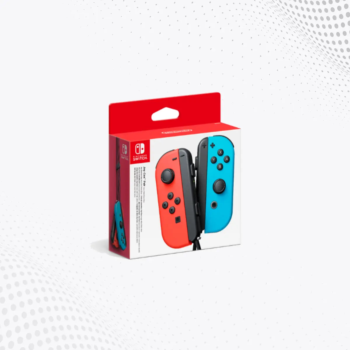 Nintendo Switch JoyCon Blue and Red Mega Games