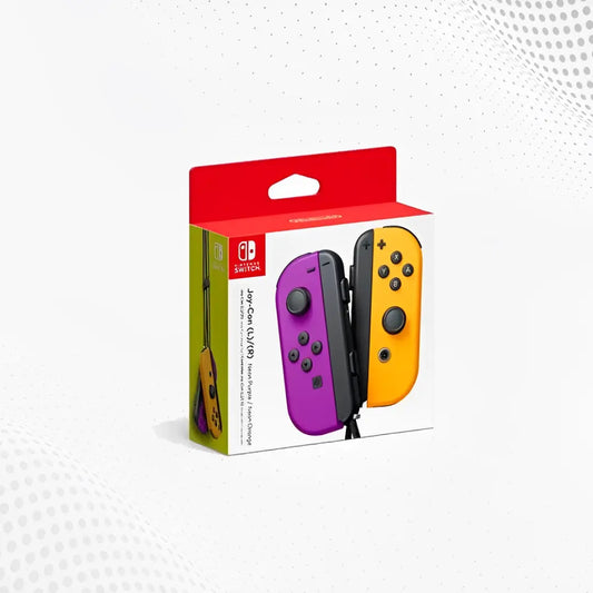 Nintendo Switch JoyCon Purple Orange Mega Games