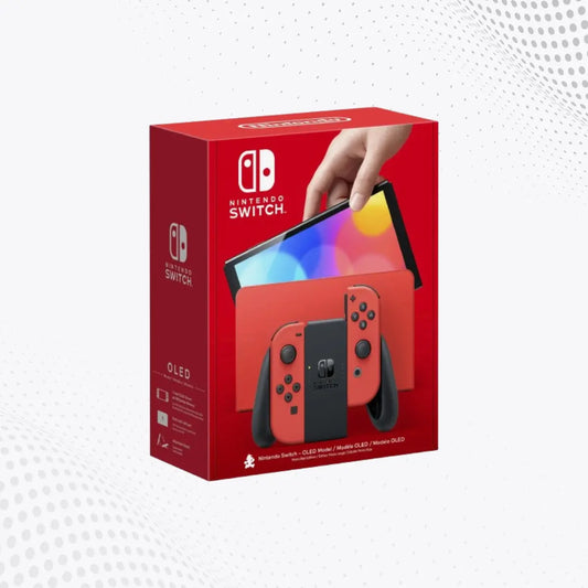 Nintendo Switch OLED – Mario Red Edition Mega Games