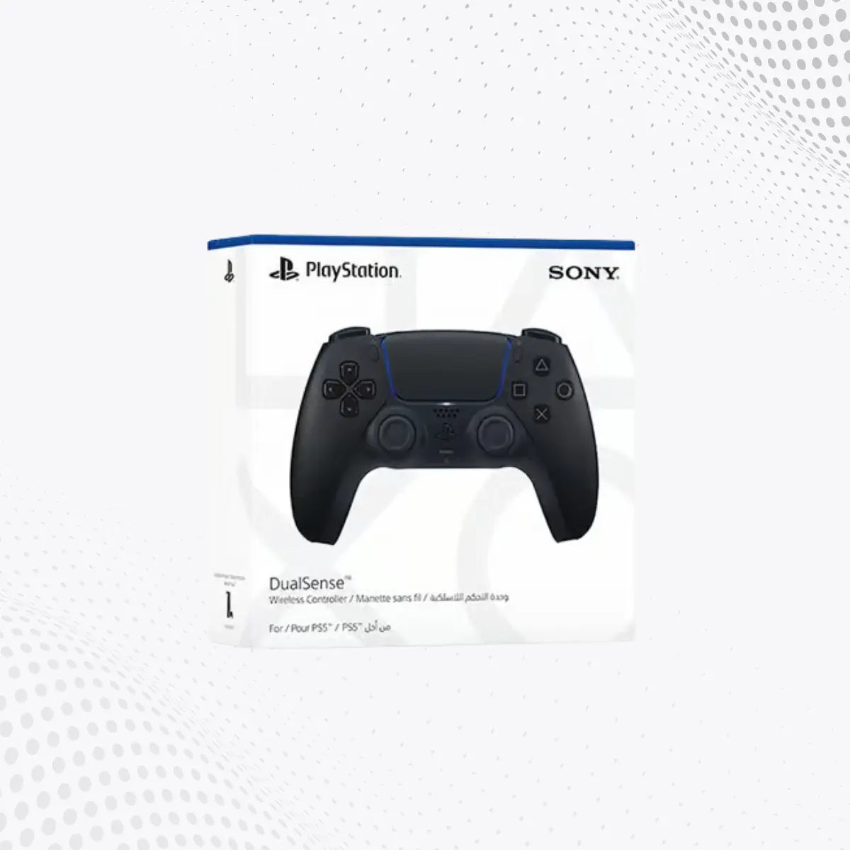 PS5 Controller Midnight Black Mega Games