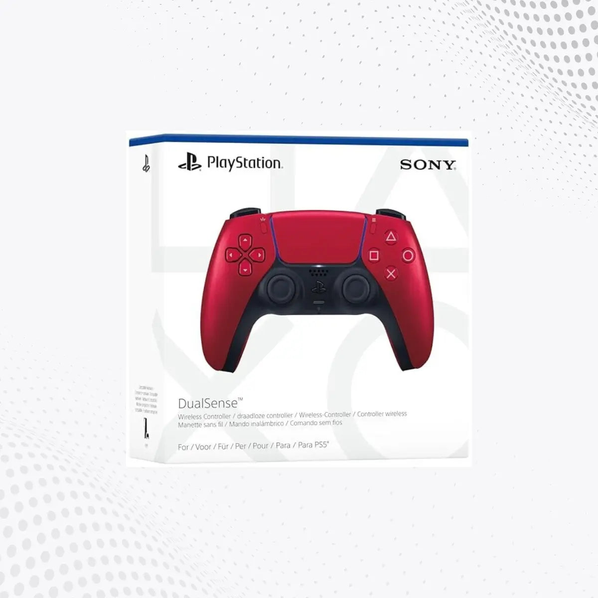 PS5 Controller Volcanic Red Mega Games