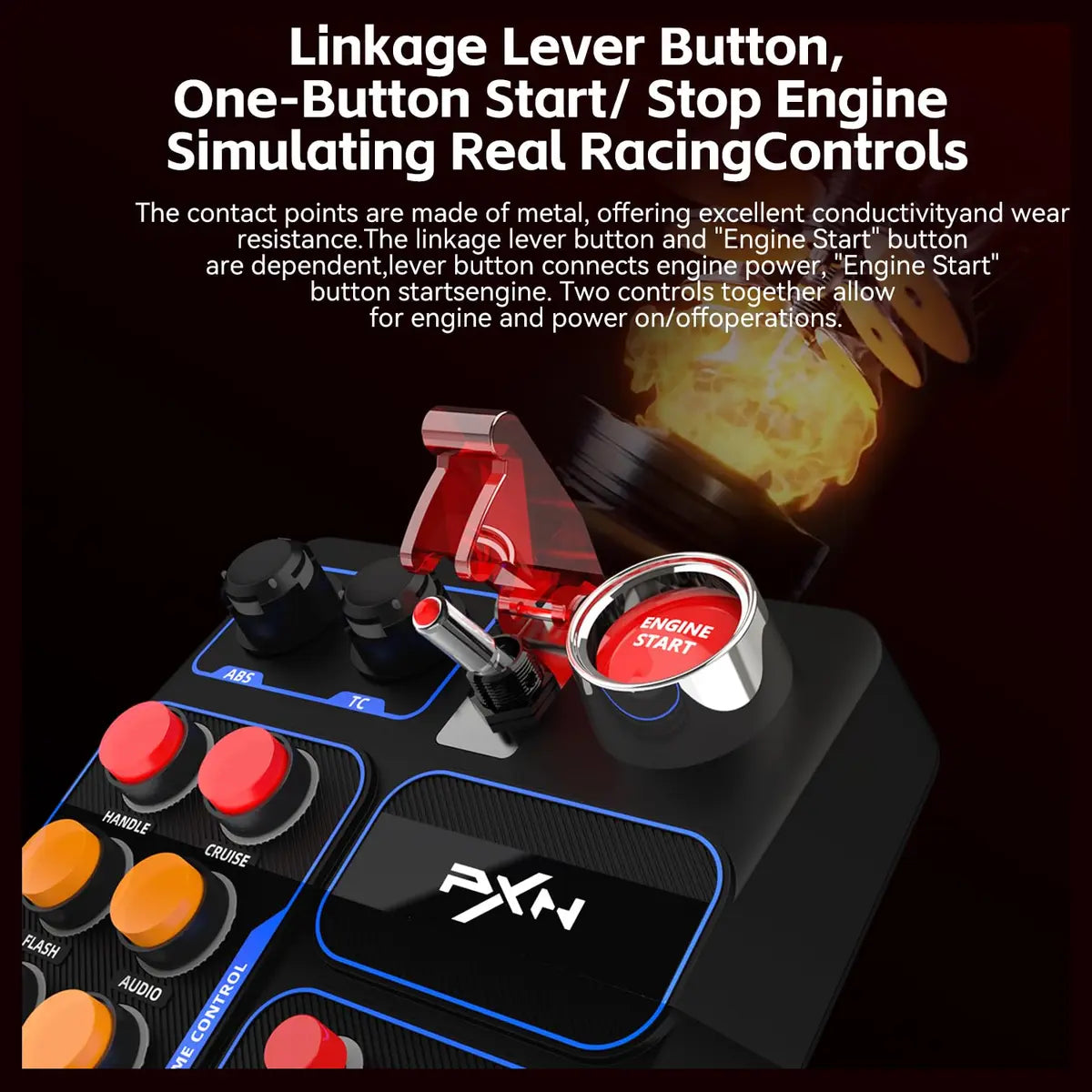 PXN CB1 RGB button box for PC Pakistan