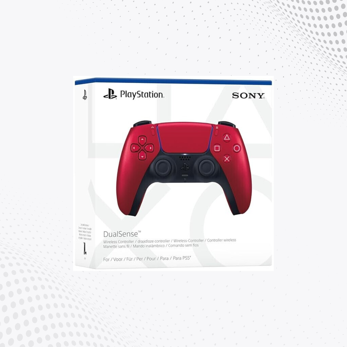 PS5 Controller Volcanic Red