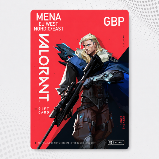 Valorant Gift Card GBP MENA Price in Pakistan