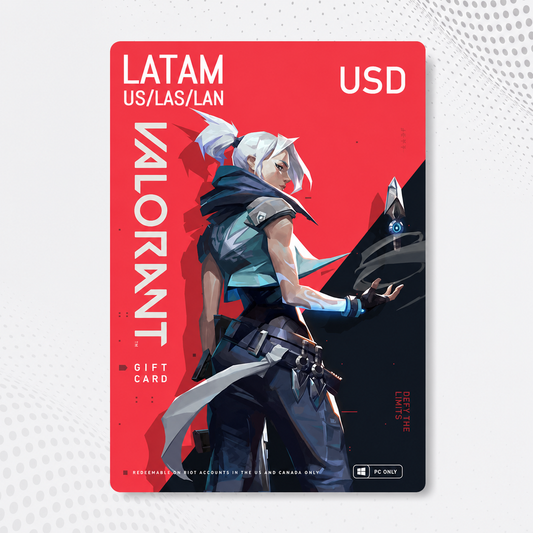 Valorant Gift Card USD Price in Pakistan