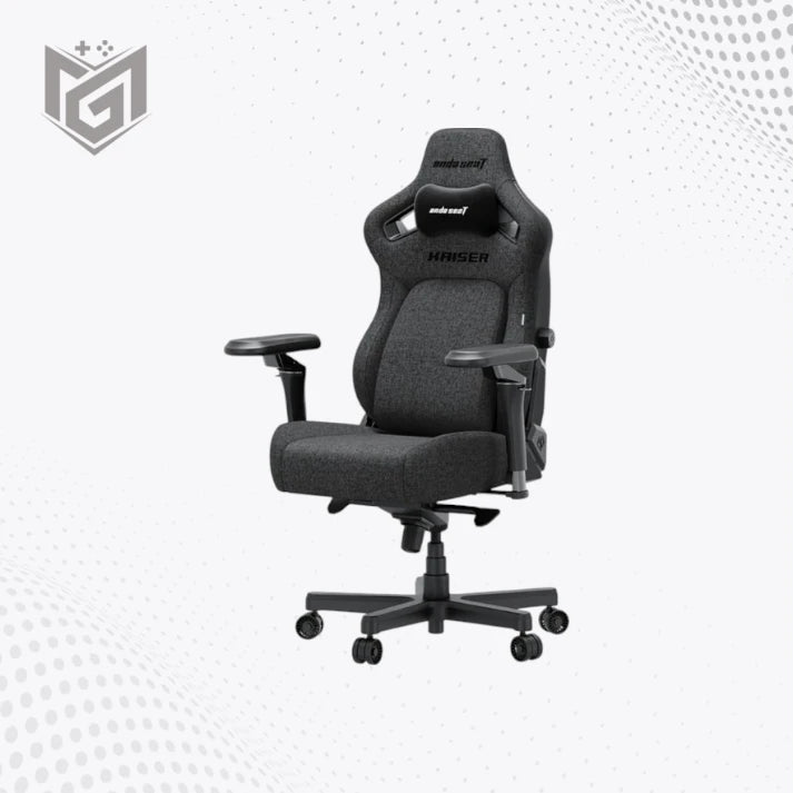 AndaSeat Kaiser 4 V2 L Dark Grey Fabric Gaming Chair Mega Games
