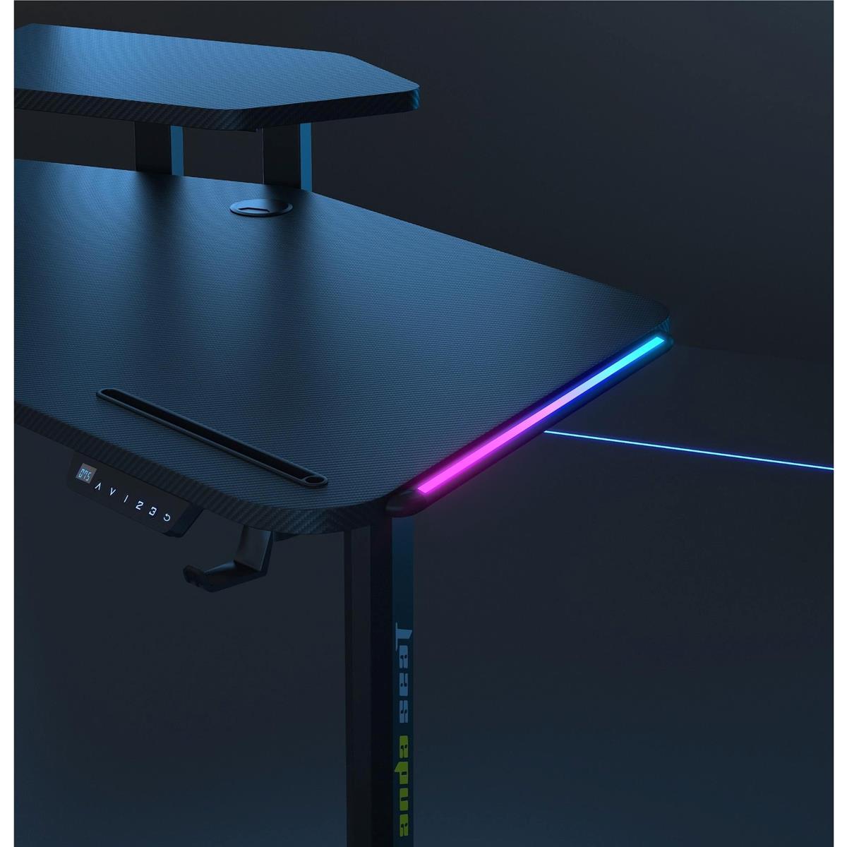 AndaSeat Shadow Warrior electric gaming desk black Mega Games
