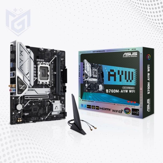 ASUS B760M-AYW WiFi DDR5 Intel B760 LGA 1700 MicroATX Motherboard - Mega Games