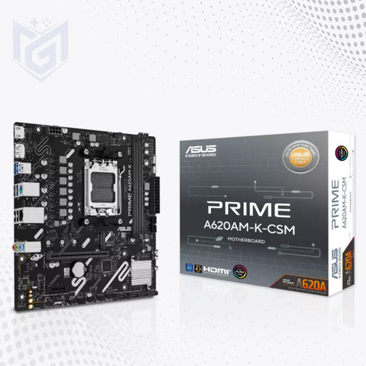 ASUS Prime A620M-K-CSM price in Pakistan at Mega Games, AMD A620 AM5 micro ATX motherboard