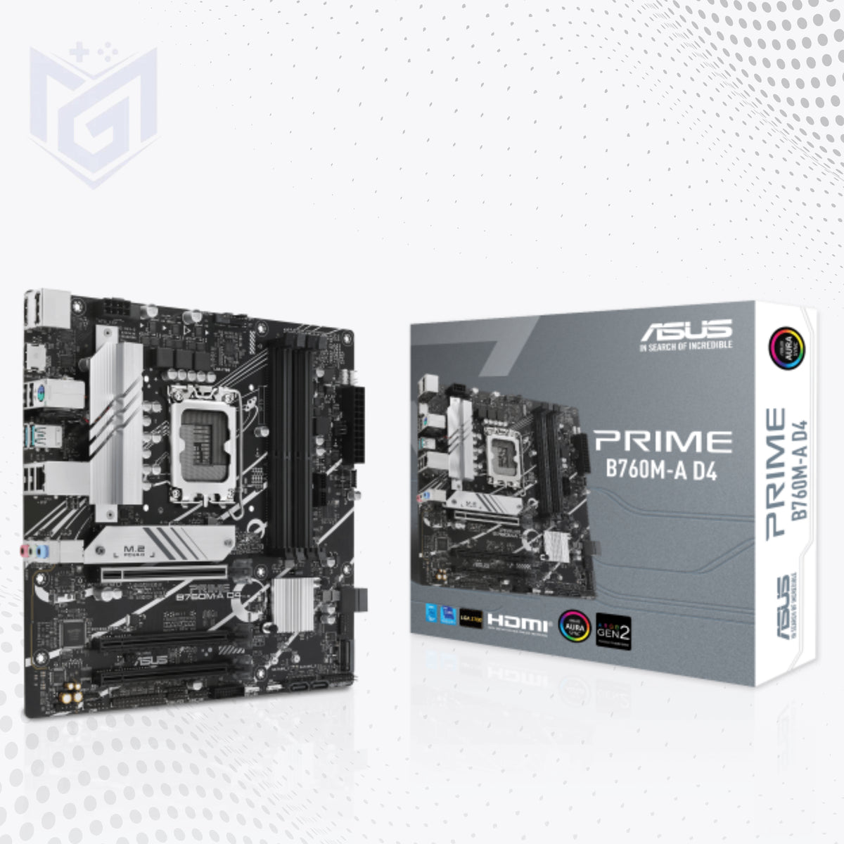 ASUS Prime B760M-A D4-CSM Intel 12th 13th Gen Micro-ATX DDR4 Motherboard Price in Pakistan - Mega Games