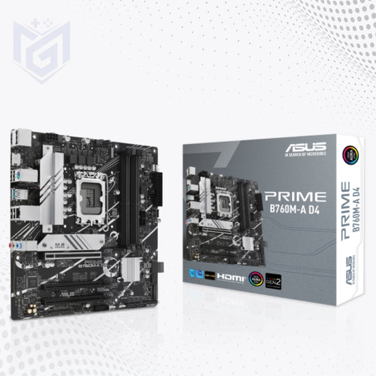 ASUS Prime B760M-A D4-CSM Intel 12th 13th Gen Micro-ATX DDR4 Motherboard Price in Pakistan - Mega Games