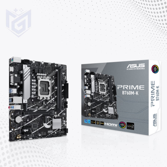 ASUS Prime B760M-K DDR5 Intel 12th 13th 14th Gen Micro-ATX Motherboard Price in Pakistan - Mega Games