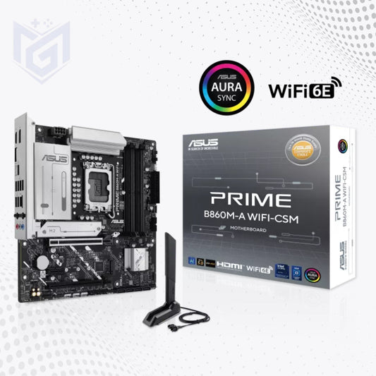ASUS Prime B860M-A WiFi-CSM B860 LGA 1851 MicroATX Motherboard - Mega Games