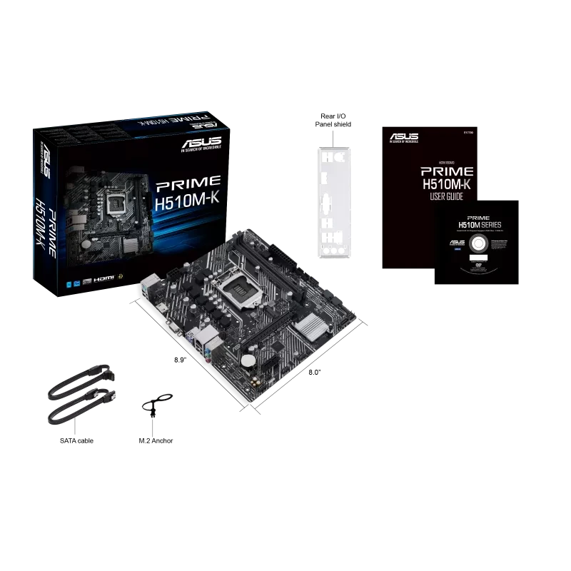 ASUS Prime H510M-K Intel 10th 11th Gen MicroATX Motherboard - Mega Games