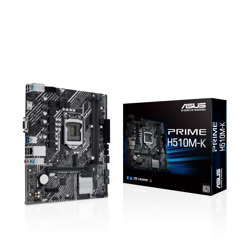 ASUS Prime H510M-K Intel 10th 11th Gen MicroATX Motherboard - Mega Games