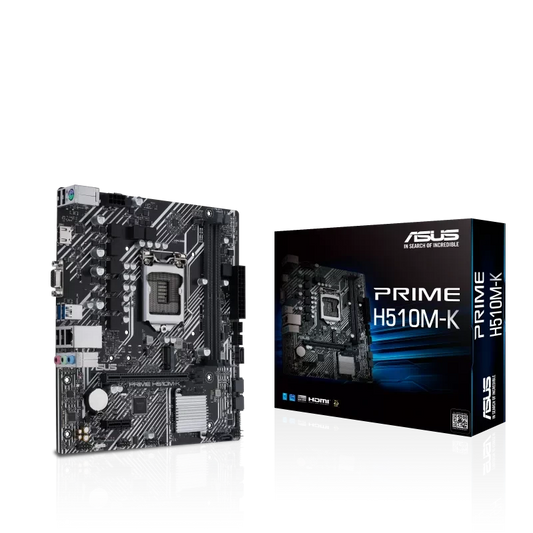 ASUS Prime H510M-K Intel 10th 11th Gen MicroATX Motherboard - Mega Games