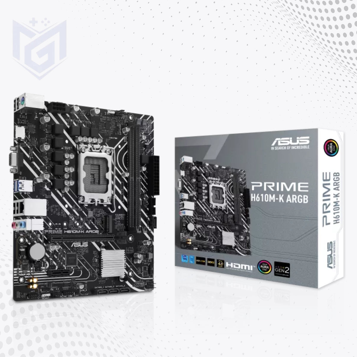 ASUS Prime H610M-K ARGB DDR5 Intel 12th 13th 14th Gen Motherboard - Mega Games