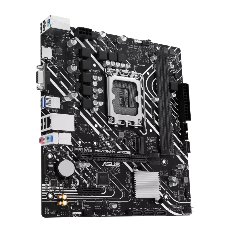 ASUS Prime H610M-K ARGB DDR5 Intel 12th 13th 14th Gen Motherboard - Mega Games