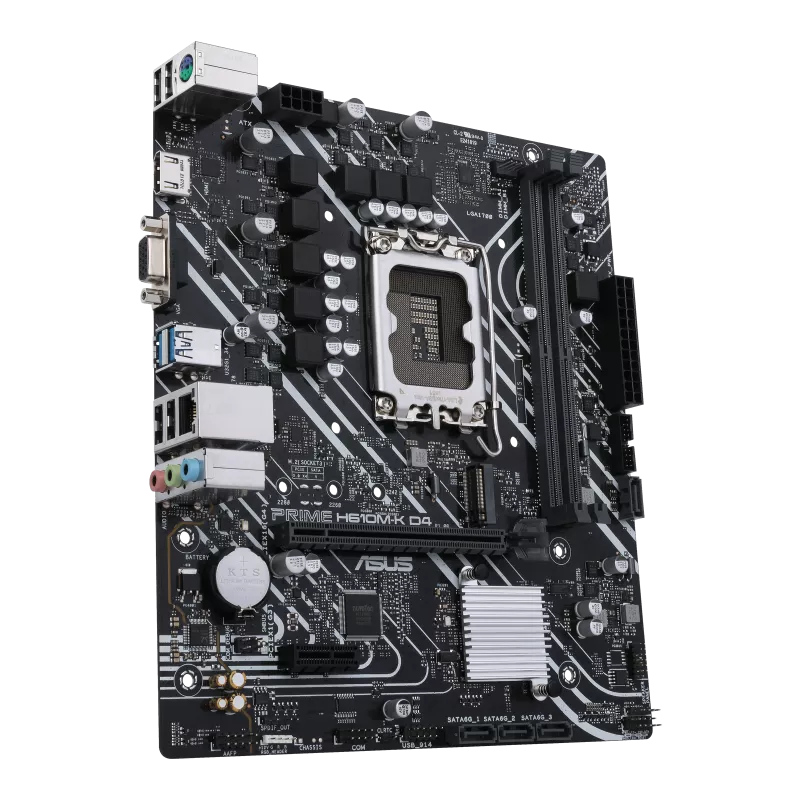 ASUS Prime H610M-K D4 Intel 12th 13th Gen MicroATX Motherboard - Mega Games