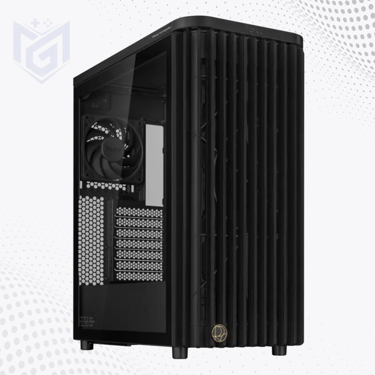 ASUS ProArt PA401 Wood Edition gaming case price in Pakistan at Mega Games, black ATX case with wood front