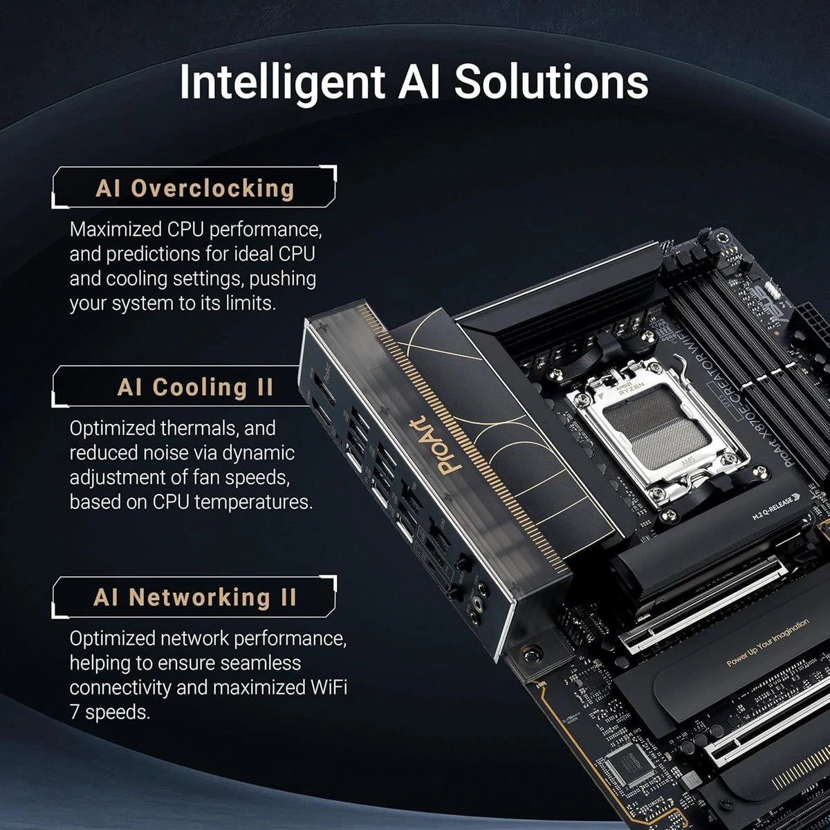 ASUS ProArt X870E-Creator WiFi price in Pakistan at Mega Games, AMD X870E AM5 ATX motherboard