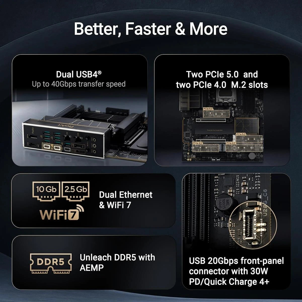 ASUS ProArt X870E-Creator WiFi price in Pakistan at Mega Games, AMD X870E AM5 ATX motherboard