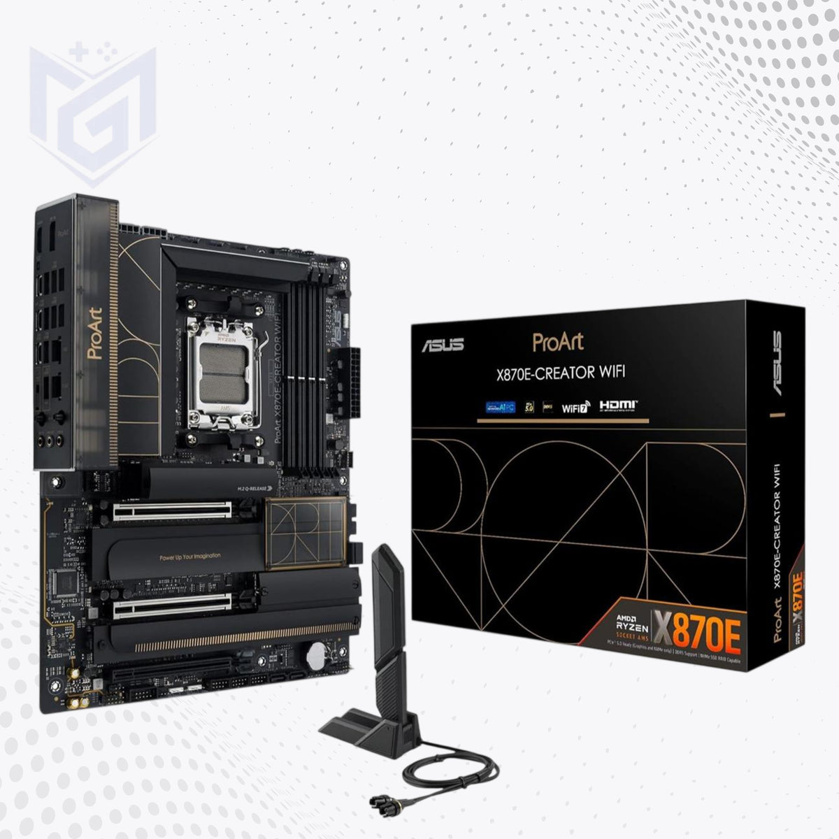 ASUS ProArt X870E-Creator WiFi price in Pakistan at Mega Games, AMD X870E AM5 ATX motherboard