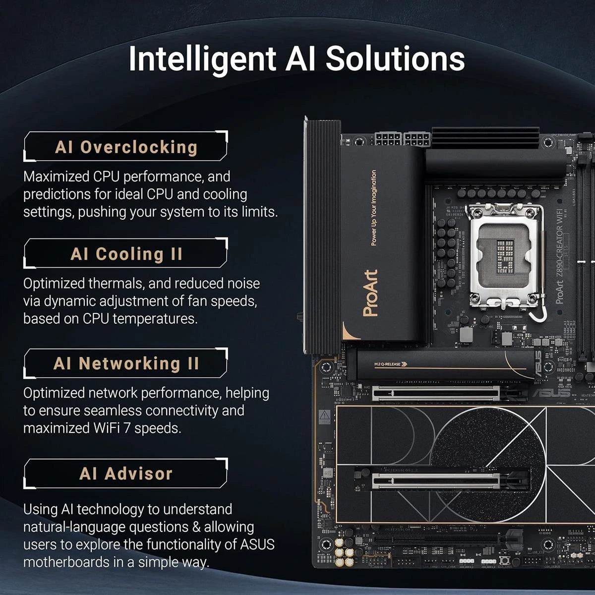 ASUS ProArt Z890-Creator WiFi price in Pakistan at Mega Games, Z890 LGA 1851 ATX motherboard