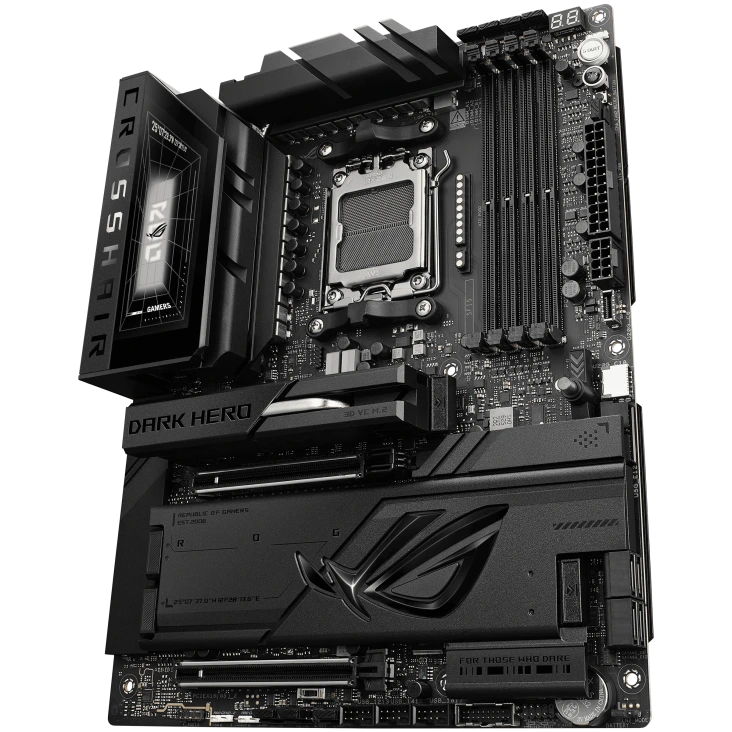 ASUS ROG Crosshair X870E Dark Hero price in Pakistan at Mega Games, AMD X870E AM5 ATX motherboard